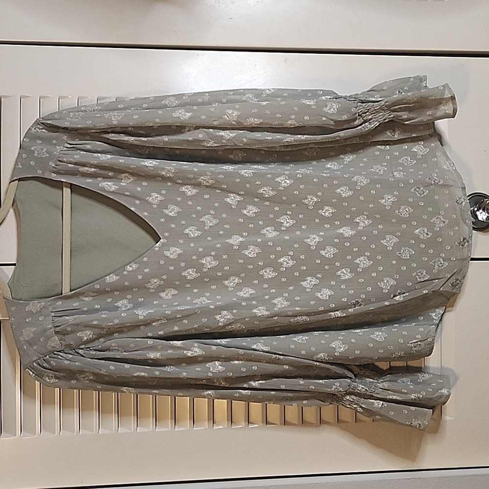 Bundle 3 for $15 sage/ mint green blouse